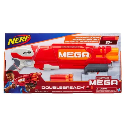 LANZADOR DE DARDOS NERF N-STRIKE MEGA DOUBLEBREACH B9789