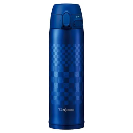 Garrafa Zojirushi Inox Ichimatsu Azul 480ml