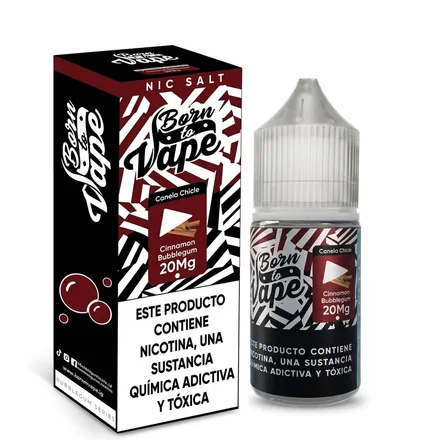 Born To Vape Liquid Cinnamon Bubblegum 35MG 20MG 30ml
