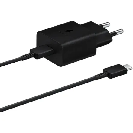 SAMSUNG CARGADOR TIPO C EP-T1510XBEGWW 15W C/CABLE BLACK
