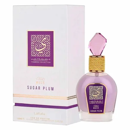 Perfume Lattafa Musk Sugar Plum Eau Parfum Feminino 100ml