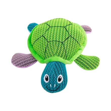 Juguete Para Mascotas Pawise 15236 Peluche De Tortuga 32 Cm Verde