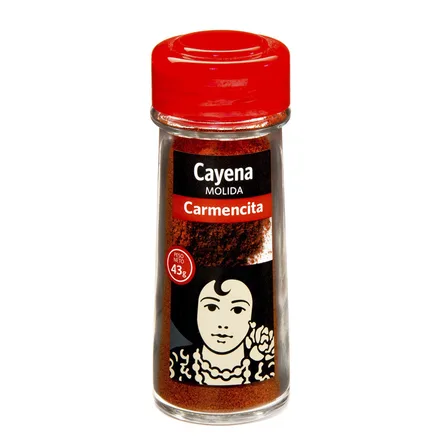 Condimento Carmencita Cayena Molida 43g