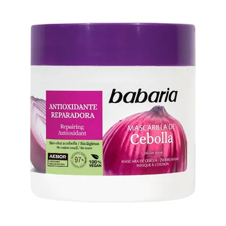 Mascarilla Capilar Babaria Cebolla Antioxidante Reparadora 400 Gr
