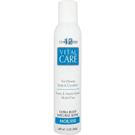 VITAL CARE MOUSSE 12HOUR EXTRA BODY NATURAL SHINE