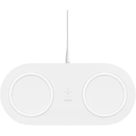 Carregador Wireless Belkin Dual Pad 10W – Branco WIZ002VFWH