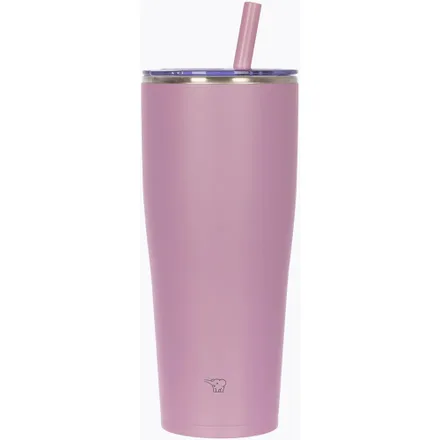 Copo Termico Zojirushi Sx Canudo Encaixe Carro Inox Roxo Mauve 890ml