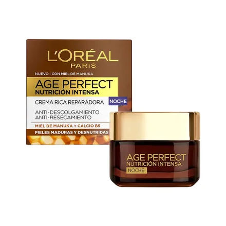 Crema Facial Oreal Age Perfect Reparador Noche 60 50ml
