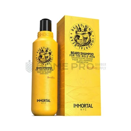 Shampoo Barba Immortal Beard King Amarelo 250ml