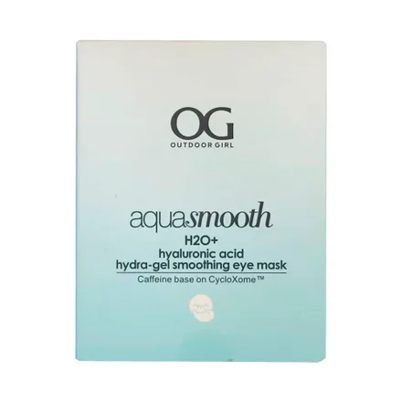 Mascarilla Contorno Ojos Outdoor Girl Aquasmooth H20 Plus 6 Piezas
