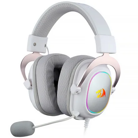 Headset Gaming Redragon ZEUS-X H510W-RGB - Blanco