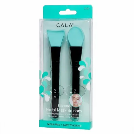 Pincel de Silicona Cala Para Mascarillas Faciales - Verde