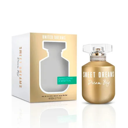 Perfume Benetton Colors Ud Sweet Dreams Dream Big Eau Toilette Feminino 80ml