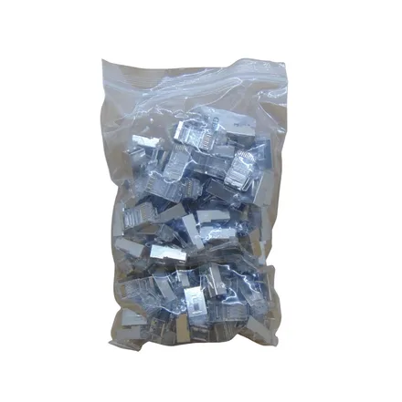 Conector RJ45 Blindado Pacote 100 Mm