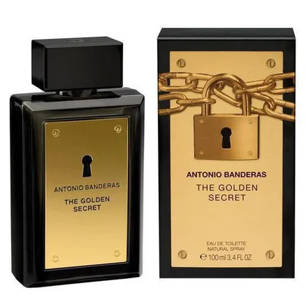 Perfume Antonio Banderas Golden Secret Eau Toilette Masculino 100ml