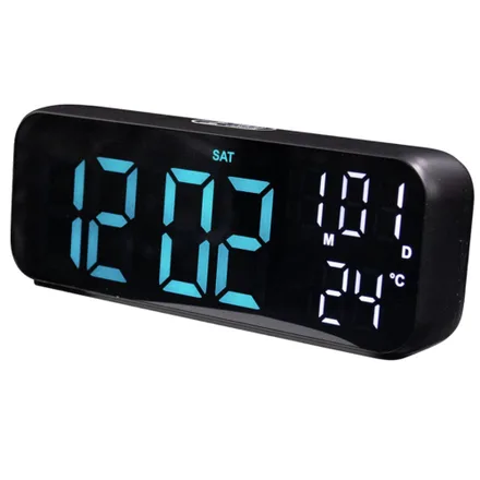 Reloj de Pared Satellite Digital AC-T6852 - Blue