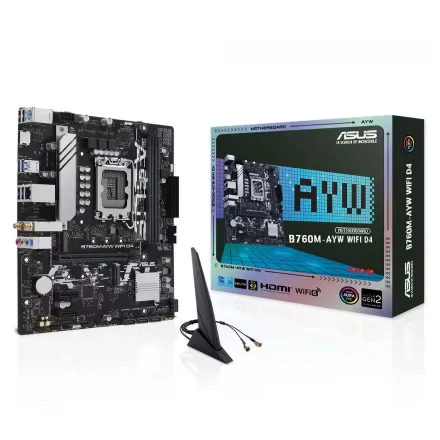 Placa Mae Ayw D4 Ddr 4 Socket Lga 1700 Chipset B760 Atx