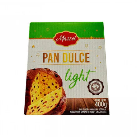 Pan Dulce Light Mazzei Con Almendras 400g