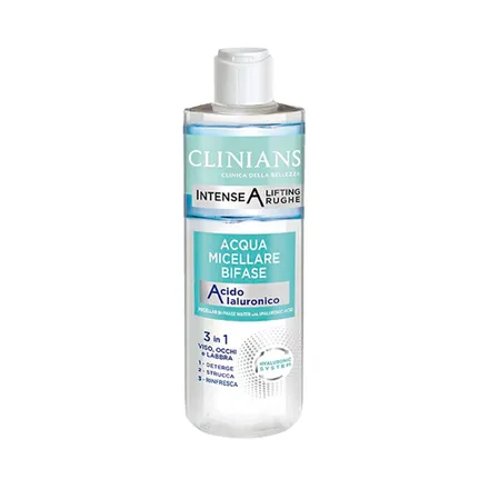 Desmaquillante Clinians Intense Lifting Rughe Acqua Micellare 400ml