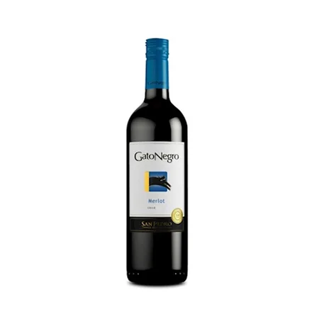 Vino Chileno Tinto San Pedro Gato Negro Merlot 750ml