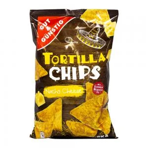 Tortilha Chips Queijo Nacho Pacote Edeka 300g