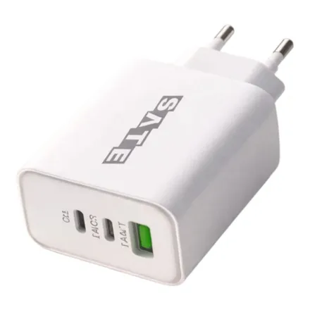 Cargador Satellite A-CC2002 USB-A/USB-C - Blanco