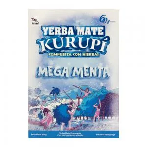 Erva Mate Kurupi Mega Menta 500g