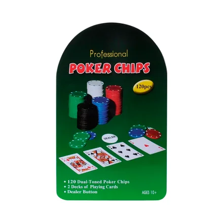Set Poker Pkl 9824 120 Piezas
