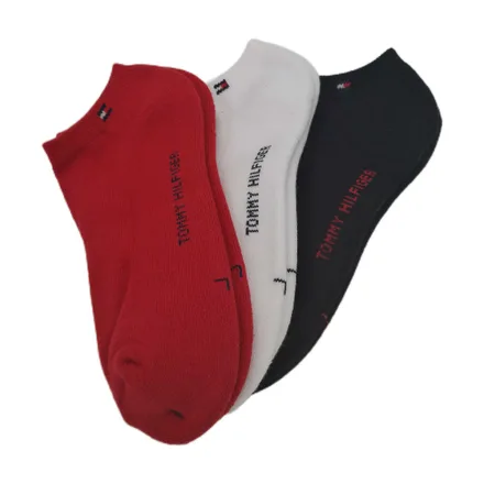 Meias Tommy Hilfiger Infantil Unisex G43L Asst G43 3 Pares