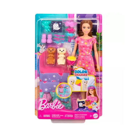 Juego Mattel Barbie Slumber Party Playset Hxn 01