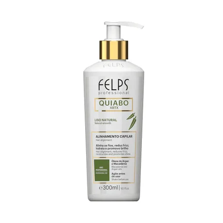 Tratamiento Capilar Felps Quiabo Liso Natural 300ml