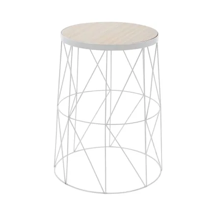 Mesa Auxiliar Kpm 029665 37 Cm Blanco