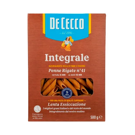 Pasta Cecco Integrale Penne Rig 500 Gr