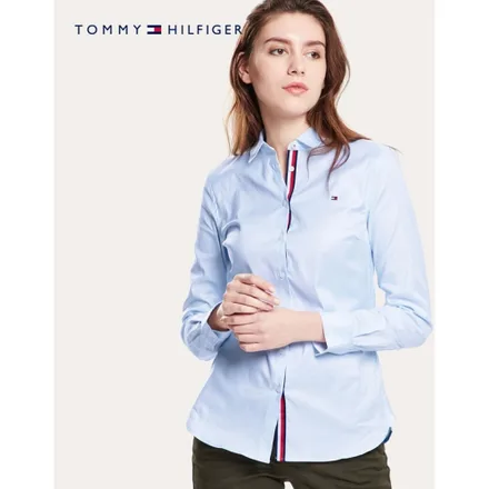 Camisa Tommy Hilfiger Feminina C1O 00 34 Breezy