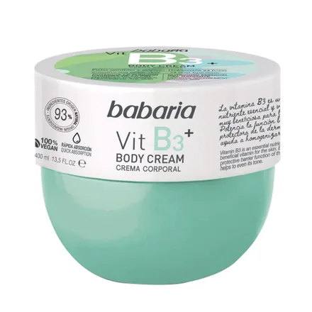 Crema Corporal Babaria Vitamina B3 400ml