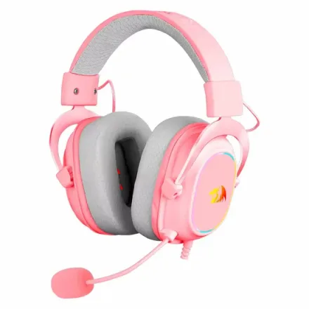 Headset Gamer Redragon Zeus X H510P-RGB USB – Rosa