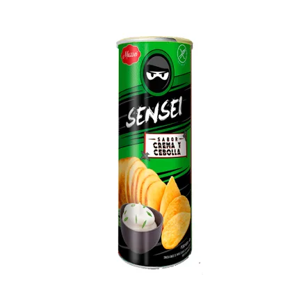 Papas Fritas Mazzei Sensei Crema Cebolla 140 Gramos