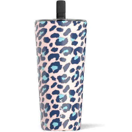 Copo Termico Hydrapeak Hp Grande 25 Pinkleopard Rosa Leopard 739ml