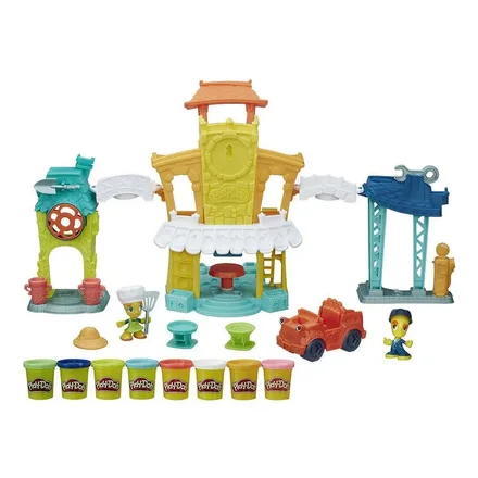Masa Modelar Play Doh La Gran Ciudad Town 3 En 1