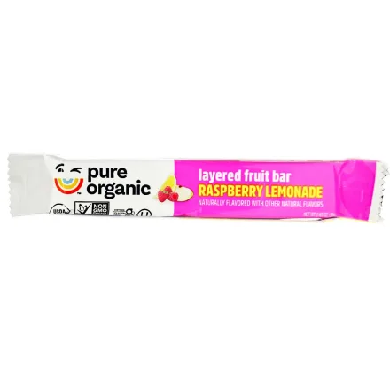 Pure Organic Barra Frutas Organica Raspberry Lemonade 18g