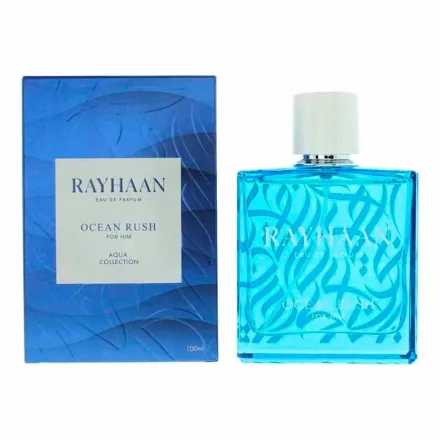 Perfume Rayhaan Ocean Rush Eau Parfum Masculino 100ml