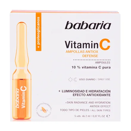 Ampola Facial Babaria Antioxidante Vitamina 5 10ml