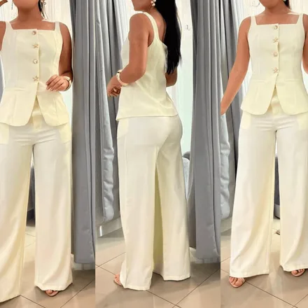 CONJUNTO CALÇA COM COLETE