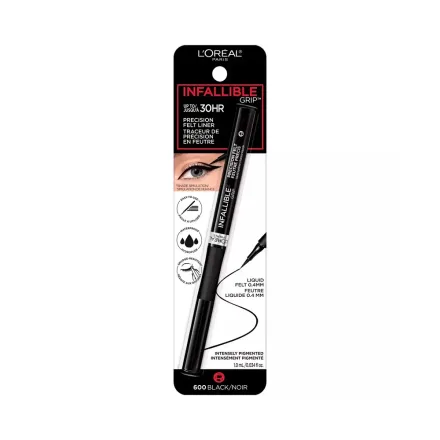 Delineador Loreal Infallible Grip Eye Liquid Liner 600