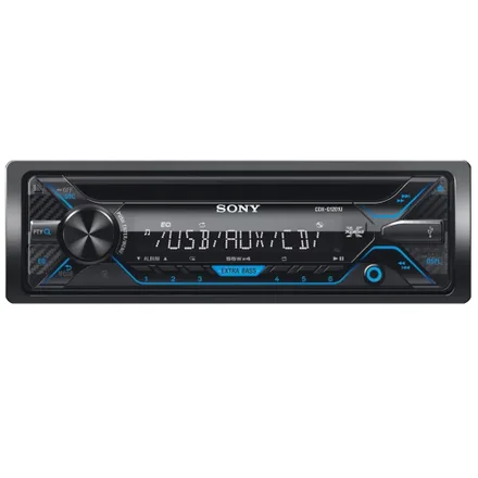 Reproductor de CD Automotriz Sony CDX-G1201U/Q Usb/Fm/Mw/Sw - Negro