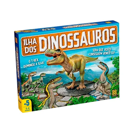 Juego De Mesa Grow Isla De Los Dinosaurios 04274