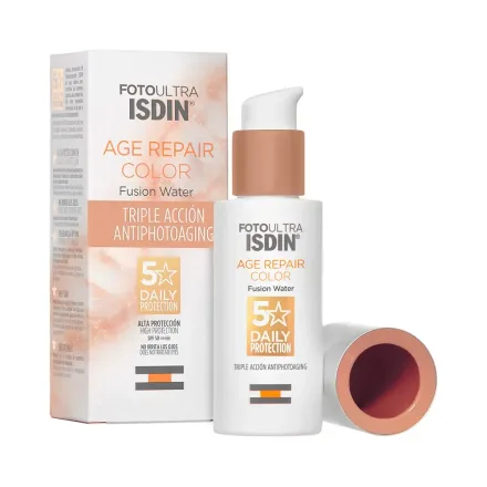 Proctetor Solar Facial Isdin Fotoultra Age Repair Color Spf 50 50ml