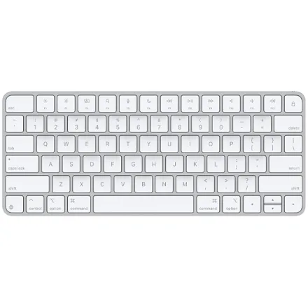 Teclado Sem Fio Apple Magic Keyboard A3203 MXCL3LL Inglês com Bluetooth - Prata