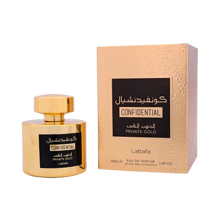 Perfume Lattafa Confidential Private Gold 100ml