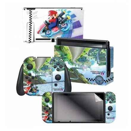 Adesivo Nintendo Switch Mario Kart 8 Anti Gravity 3 Adesivos